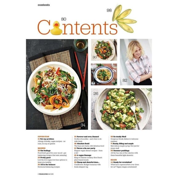 Vegan Living UK magazine May 2019 Back Issue Sealed in Original Wrapping NEW - Picture 4 of 8